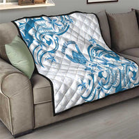 Aloha Hawaii Shaka Quilt Hang Loose Blue Version - Polynesian Pride