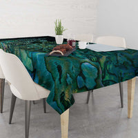 New Zealand Dart Tablecloth Maori Fern With Paua Shell - Polynesian Pride