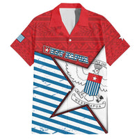 West Papua Morning Star Family Matching Summer Maxi Dress and Hawaiian Shirt One People One Soul - Polynesian Pride