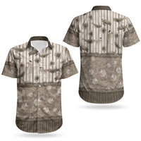 Hawaii Christmas In July Couples Matching Summer Maxi Dress and Hawaiian Shirt Beige Mele Kalikimaka Sea Animals DT05 - Polynesian Pride