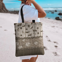 Hawaii Christmas In July Tote Bag Beige Mele Kalikimaka Sea Animals