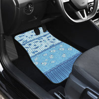 Hawaii Christmas In July Car Mats Sky Blue Mele Kalikimaka Sea Animals
