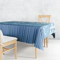 Hawaii Christmas In July Tablecloth Sky Blue Mele Kalikimaka Sea Animals
