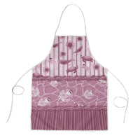 Hawaii Christmas In July Apron Dusty Pink Mele Kalikimaka Sea Animals
