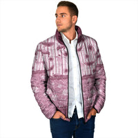 Hawaii Christmas In July Padded Jacket Dusty Pink Mele Kalikimaka Sea Animals