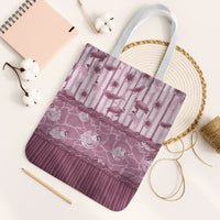 Hawaii Christmas In July Tote Bag Dusty Pink Mele Kalikimaka Sea Animals