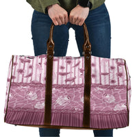 Hawaii Christmas In July Travel Bag Dusty Pink Mele Kalikimaka Sea Animals