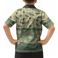 Hawaii Christmas In July Hawaiian Shirt Olive Green Mele Kalikimaka Sea Animals DT05 - Polynesian Pride