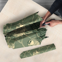 Hawaii Christmas In July Umbrella Olive Green Mele Kalikimaka Sea Animals