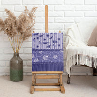 Hawaii Christmas In July Canvas Wall Art Amethyst Purple Mele Kalikimaka Sea Animals
