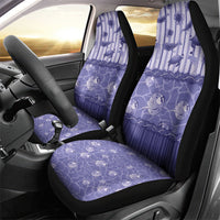 Hawaii Christmas In July Car Seat Cover Amethyst Purple Mele Kalikimaka Sea Animals