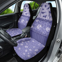 Hawaii Christmas In July Car Seat Cover Amethyst Purple Mele Kalikimaka Sea Animals