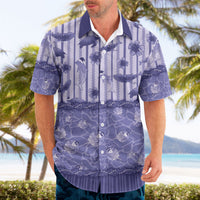 Hawaii Christmas In July Hawaiian Shirt Amethyst Purple Mele Kalikimaka Sea Animals DT05 - Polynesian Pride