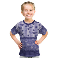 Hawaii Christmas In July Kid T Shirt Amethyst Purple Mele Kalikimaka Sea Animals