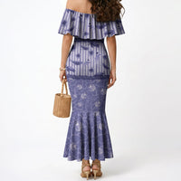 Hawaii Christmas In July Mermaid Dress Amethyst Purple Mele Kalikimaka Sea Animals DT05 - Polynesian Pride