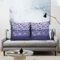 Hawaii Christmas In July Pillow Cover Amethyst Purple Mele Kalikimaka Sea Animals