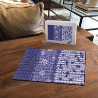 Hawaii Christmas In July Puzzle Amethyst Purple Mele Kalikimaka Sea Animals