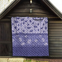 Hawaii Christmas In July Quilt Amethyst Purple Mele Kalikimaka Sea Animals