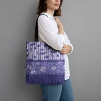 Hawaii Christmas In July Tote Bag Amethyst Purple Mele Kalikimaka Sea Animals