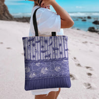 Hawaii Christmas In July Tote Bag Amethyst Purple Mele Kalikimaka Sea Animals