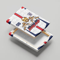 Custom England Football Canvas Wall Art Three Lions Trophy St George Cross