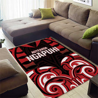 Aotearoa Ngapuhi Area Rug Maori Pattern New Zealand - Polynesian Pride