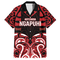 Custom Aotearoa Ngapuhi Family Matching Off Shoulder Maxi Dress and Hawaiian Shirt Maori Pattern New Zealand - Polynesian Pride