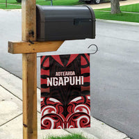 Aotearoa Ngapuhi Garden Flag Maori Pattern New Zealand - Polynesian Pride