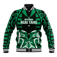 Custom Aotearoa Ngai Tahu Baseball Jacket Maori Pattern New Zealand - Polynesian Pride