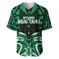 Custom Aotearoa Ngai Tahu Baseball Jersey Maori Pattern New Zealand - Polynesian Pride