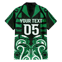 Custom Aotearoa Ngai Tahu Family Matching Off Shoulder Maxi Dress and Hawaiian Shirt Maori Pattern New Zealand - Polynesian Pride