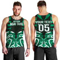 Custom Aotearoa Ngai Tahu Men Tank Top Maori Pattern New Zealand - Polynesian Pride