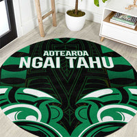 Aotearoa Ngai Tahu Round Carpet Maori Pattern New Zealand - Polynesian Pride