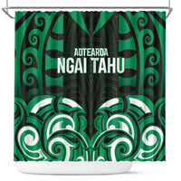 Aotearoa Ngai Tahu Shower Curtain Maori Pattern New Zealand - Polynesian Pride