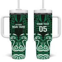 Custom Aotearoa Ngai Tahu Tumbler With Handle Maori Pattern New Zealand - Polynesian Pride