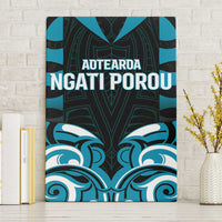 Aotearoa Ngati Porou Canvas Wall Art Maori Pattern New Zealand - Polynesian Pride