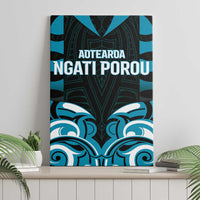 Aotearoa Ngati Porou Canvas Wall Art Maori Pattern New Zealand - Polynesian Pride
