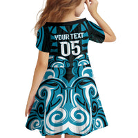 Custom Aotearoa Ngati Porou Family Matching Summer Maxi Dress and Hawaiian Shirt Maori Pattern New Zealand - Polynesian Pride
