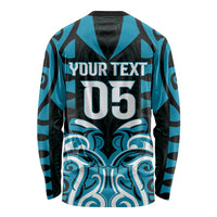 Custom Aotearoa Ngati Porou Long Sleeve Shirt Maori Pattern New Zealand - Polynesian Pride