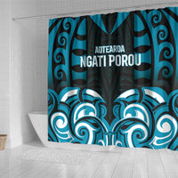 Aotearoa Ngati Porou Shower Curtain Maori Pattern New Zealand - Polynesian Pride