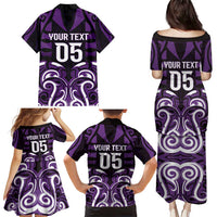 Custom Aotearoa Rangitane Family Matching Puletasi and Hawaiian Shirt Maori Pattern New Zealand - Polynesian Pride