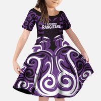 Custom Aotearoa Rangitane Family Matching Tank Maxi Dress and Hawaiian Shirt Maori Pattern New Zealand - Polynesian Pride