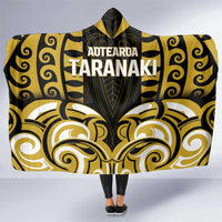 Aotearoa Taranaki Hooded Blanket Maori Pattern New Zealand - Polynesian Pride