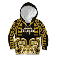 Custom Aotearoa Taranaki Kid Hoodie Maori Pattern New Zealand - Polynesian Pride