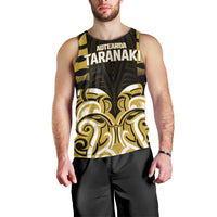 Custom Aotearoa Taranaki Men Tank Top Maori Pattern New Zealand - Polynesian Pride