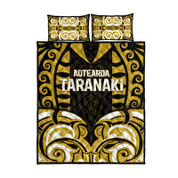 Aotearoa Taranaki Quilt Bed Set Maori Pattern New Zealand - Polynesian Pride