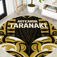 Aotearoa Taranaki Round Carpet Maori Pattern New Zealand - Polynesian Pride