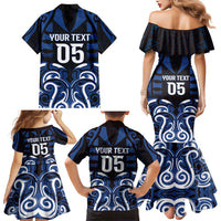 Custom Aotearoa Ngati Tuwharetoa Family Matching Mermaid Dress and Hawaiian Shirt Maori Pattern New Zealand - Polynesian Pride