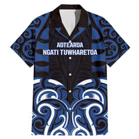 Custom Aotearoa Ngati Tuwharetoa Family Matching Mermaid Dress and Hawaiian Shirt Maori Pattern New Zealand - Polynesian Pride