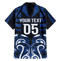 Custom Aotearoa Ngati Tuwharetoa Family Matching Off Shoulder Maxi Dress and Hawaiian Shirt Maori Pattern New Zealand - Polynesian Pride